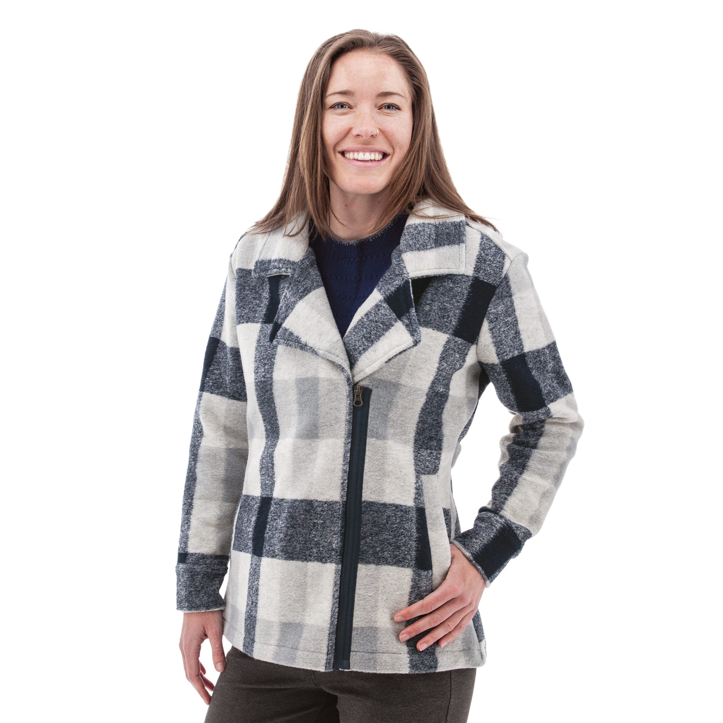 Aventura W Woods Moto Jacket DARK NAVY