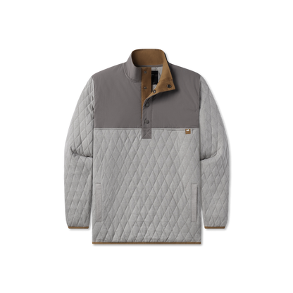 Southern Marsh M Bighorn Quilt Pullover LIGHT GRAY