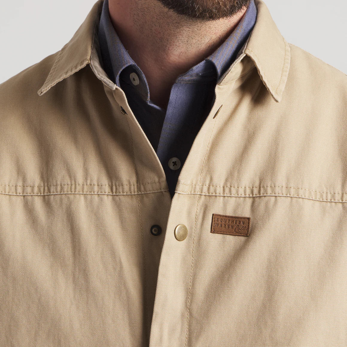 Southern Marsh M Bishop Rugged Canvas Jacket FIELD KHAKI