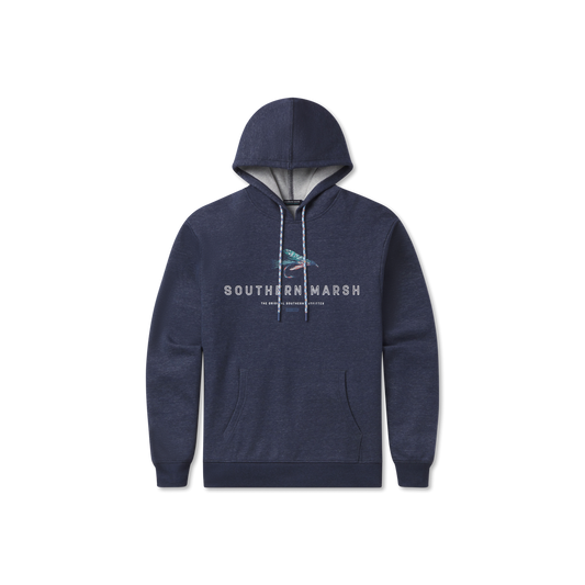 So Marsh M Hecho Hoodie Fly Outlines WASHED NAVY