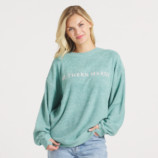 Southern Marsh W Sunday Morning Sweater KELLY GREEN