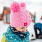 Turtle Fur Kids Fluff Balls Beanie BUBBLEGUM