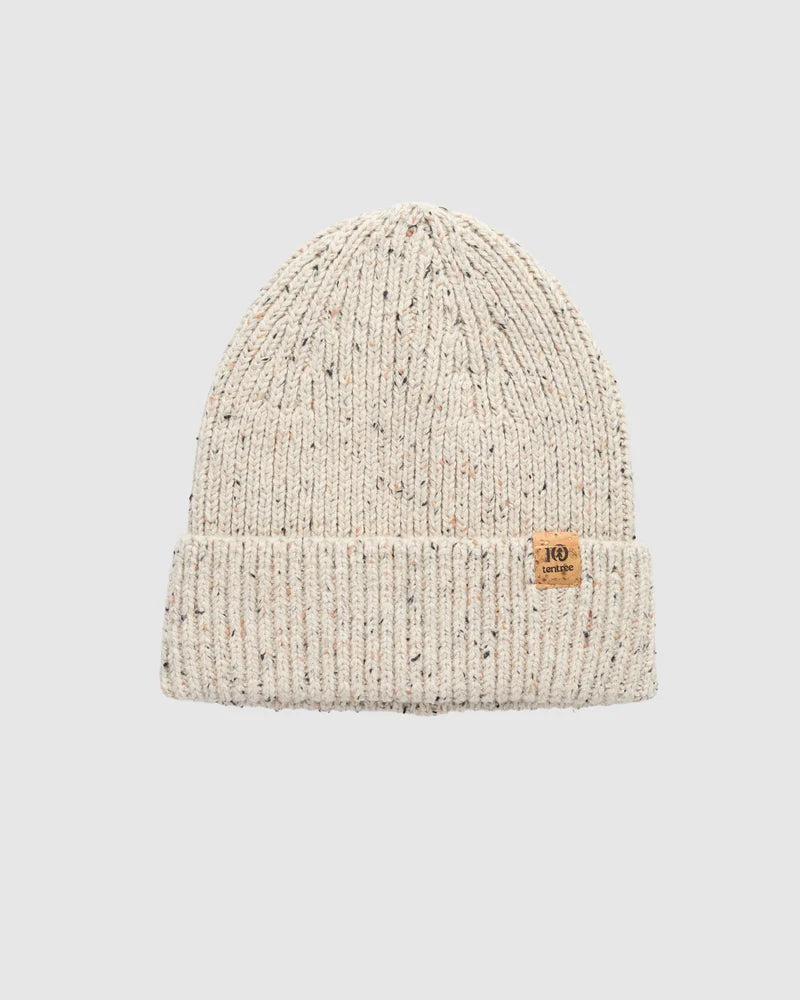 tentree Bristow Fleck Beanie PALE OAK HEATHER FLECK