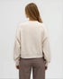 tentree W Bluffs Cropped Crew PALE OAK HEATHER