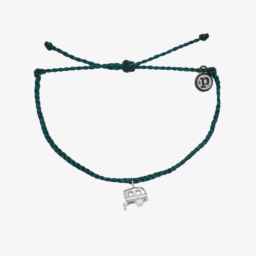 Pura Vida Silver On The Road Bracelet TEAL