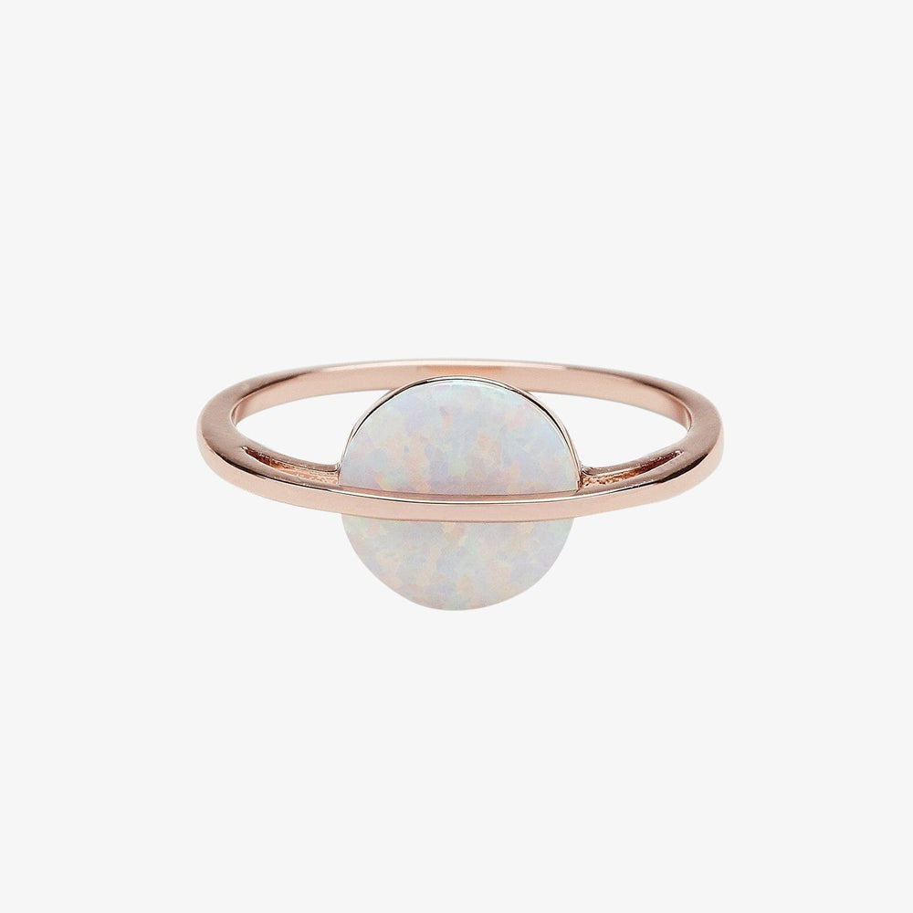 Pura Vida Opal Saturn Ring ROSE GOLD