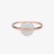 Pura Vida Opal Saturn Ring ROSE GOLD