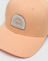 tentree Sunrise Logo Elevation Hat ORANGE SHERBET / WHITE PAK