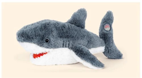 Fahlo Plush Shark GREY / WHITE