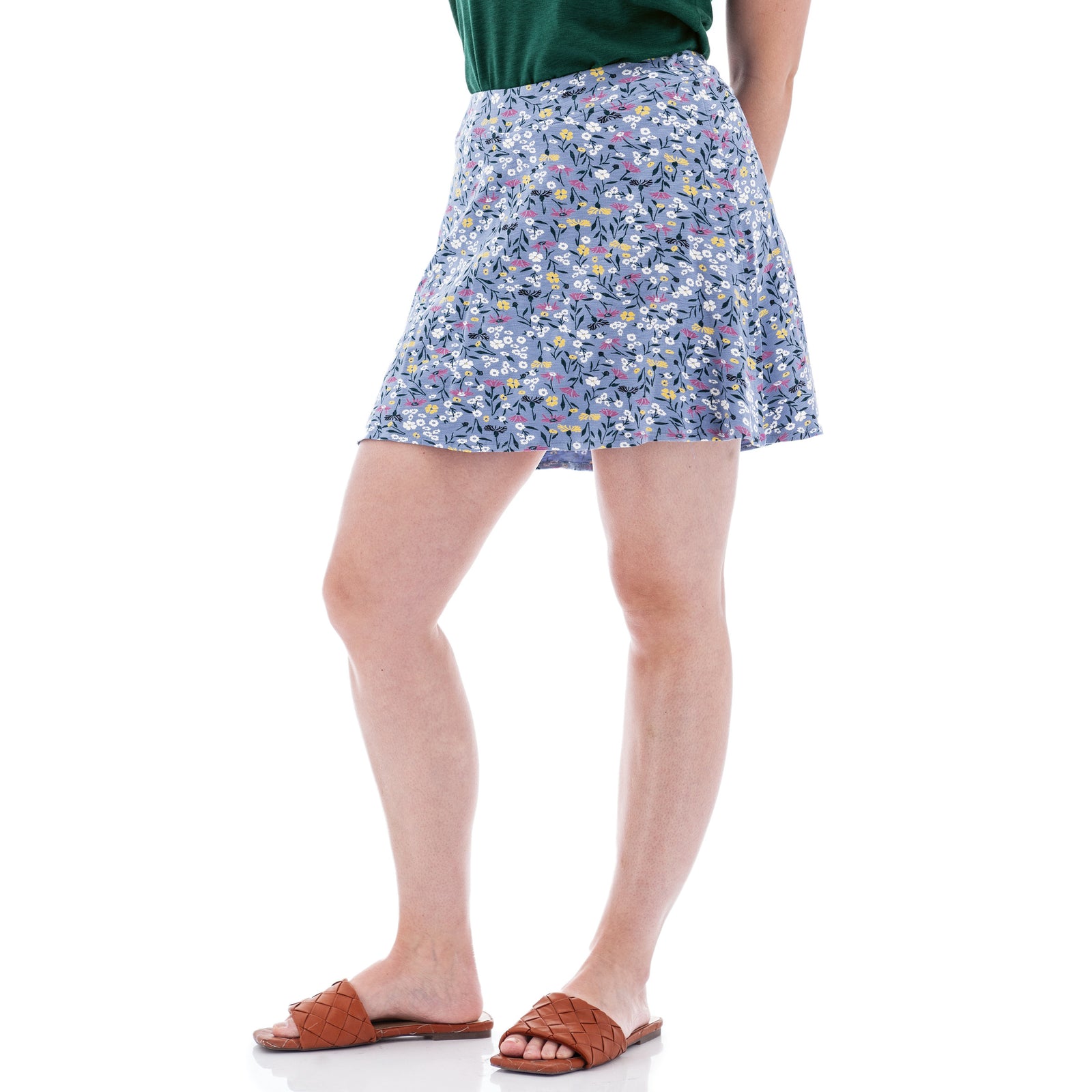 Aventura W Linden Print Skort BLUE FOG