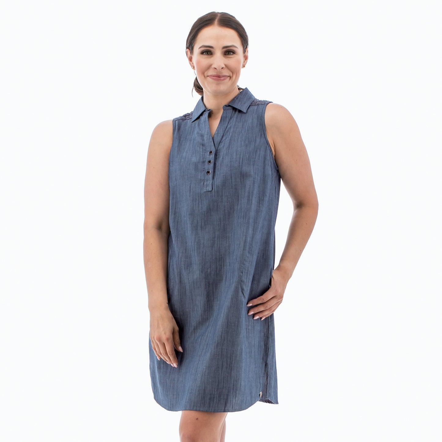 Old Ranch W Dove Dress BLUE