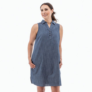 Old Ranch W Dove Dress BLUE