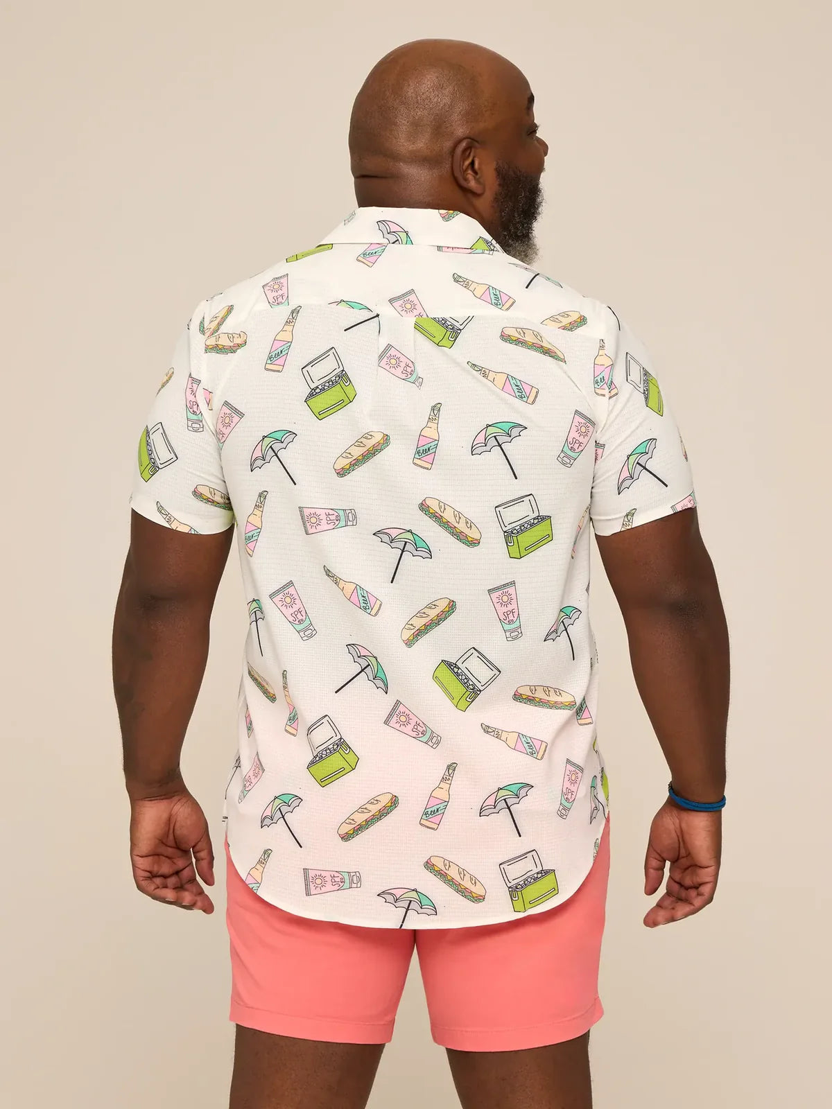 Chubbies M SS Friday Shirt THE BEACH FEAST