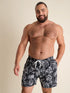 Chubbies M 5.5" Swim Trunks w/Liner BRIEFLY IN PARADISE BLACK