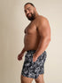 Chubbies M 5.5" Swim Trunks w/Liner BRIEFLY IN PARADISE BLACK