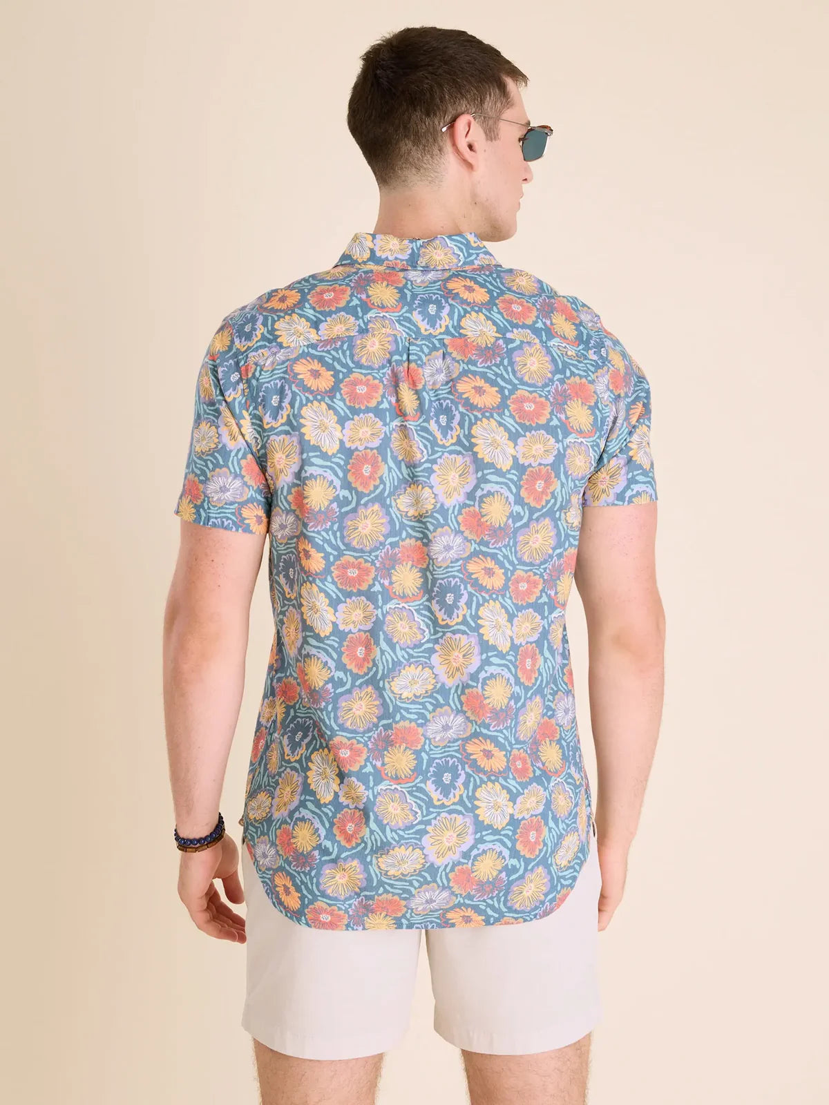 Chubbies M SS Resort Weave Friday Shirt DAISY DAYDREAM