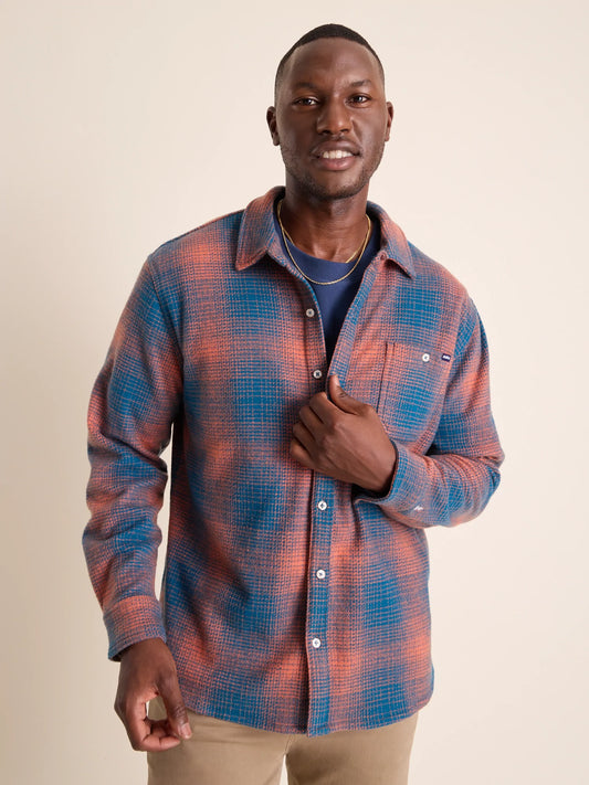 Chubbies M Flannel Overshirt THE FALL FOLIAGE