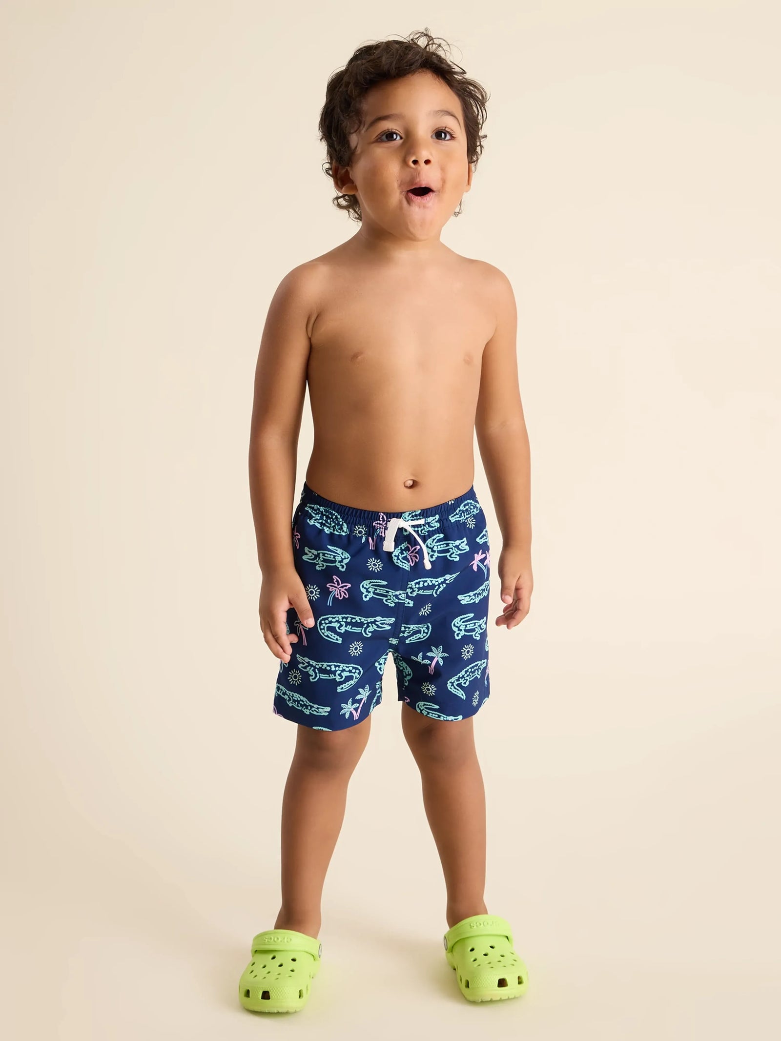 Chubbies Kids Classic Swim Trunk The MINI NEON GLADES