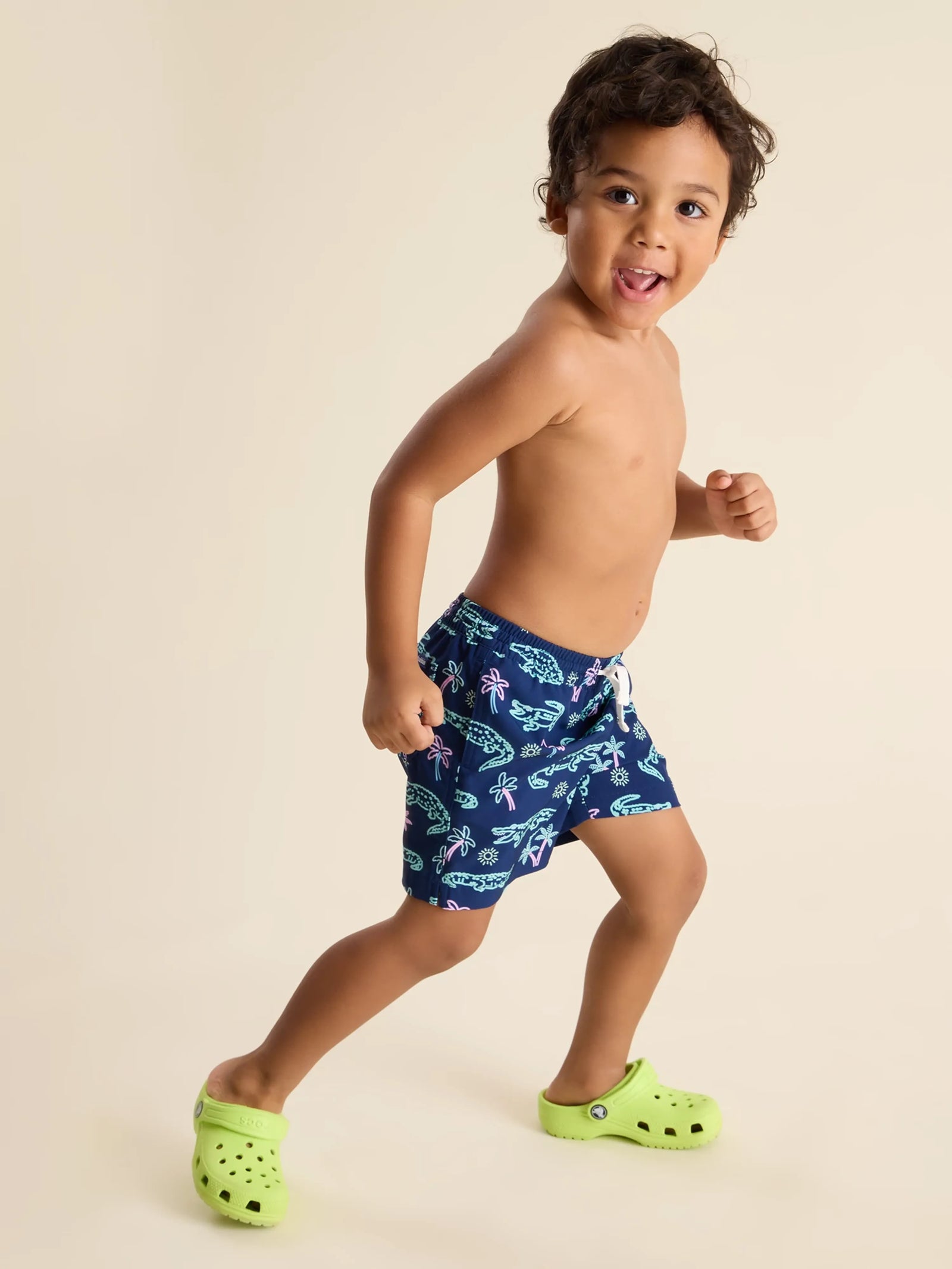 Chubbies Kids Classic Swim Trunk The MINI NEON GLADES