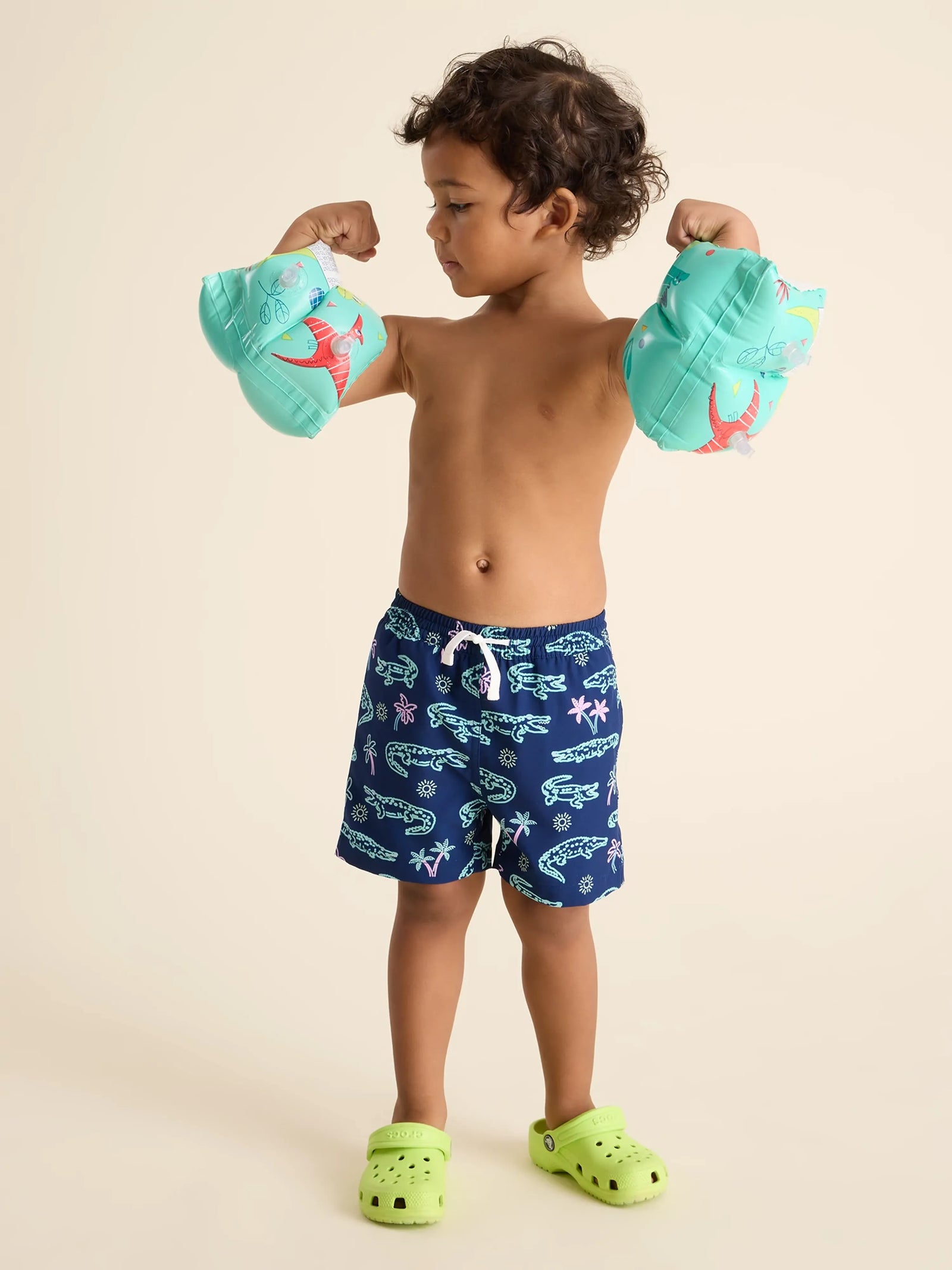 Chubbies Kids Classic Swim Trunk The MINI NEON GLADES