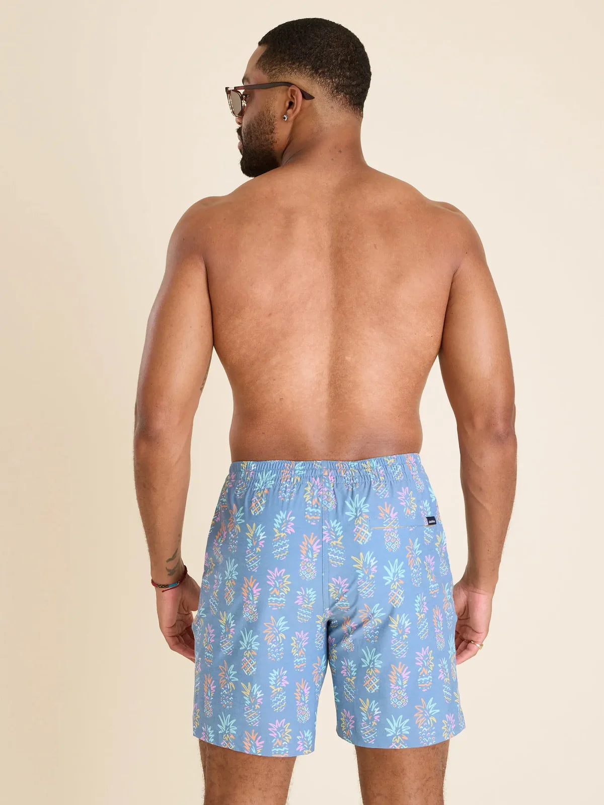 Chubbies M 7" Lined Swim Trunk PINEAPPLE SKETCHES