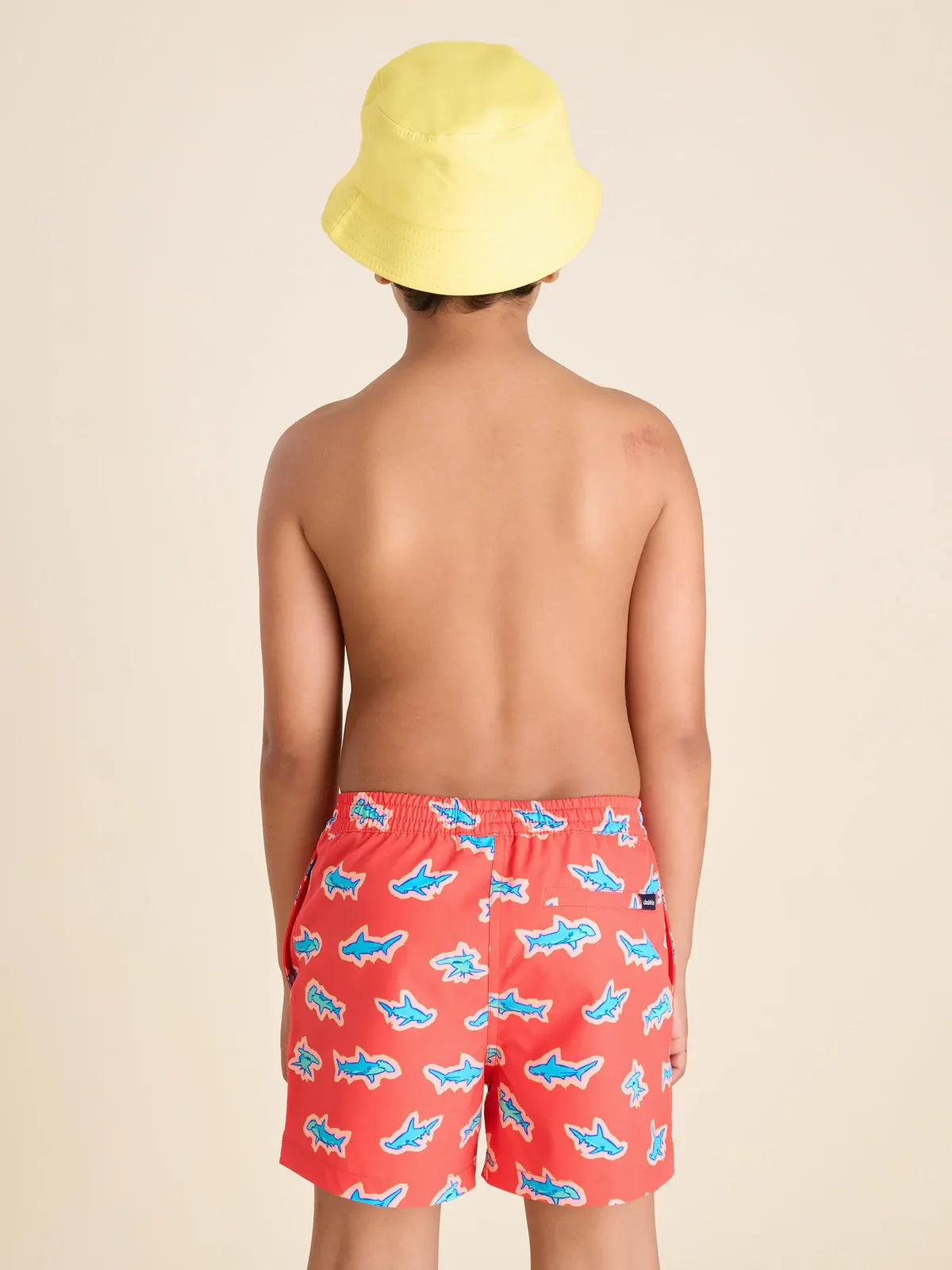 Chubbies Youth Lined Swim Trunk RED APEX SWIMMERS
