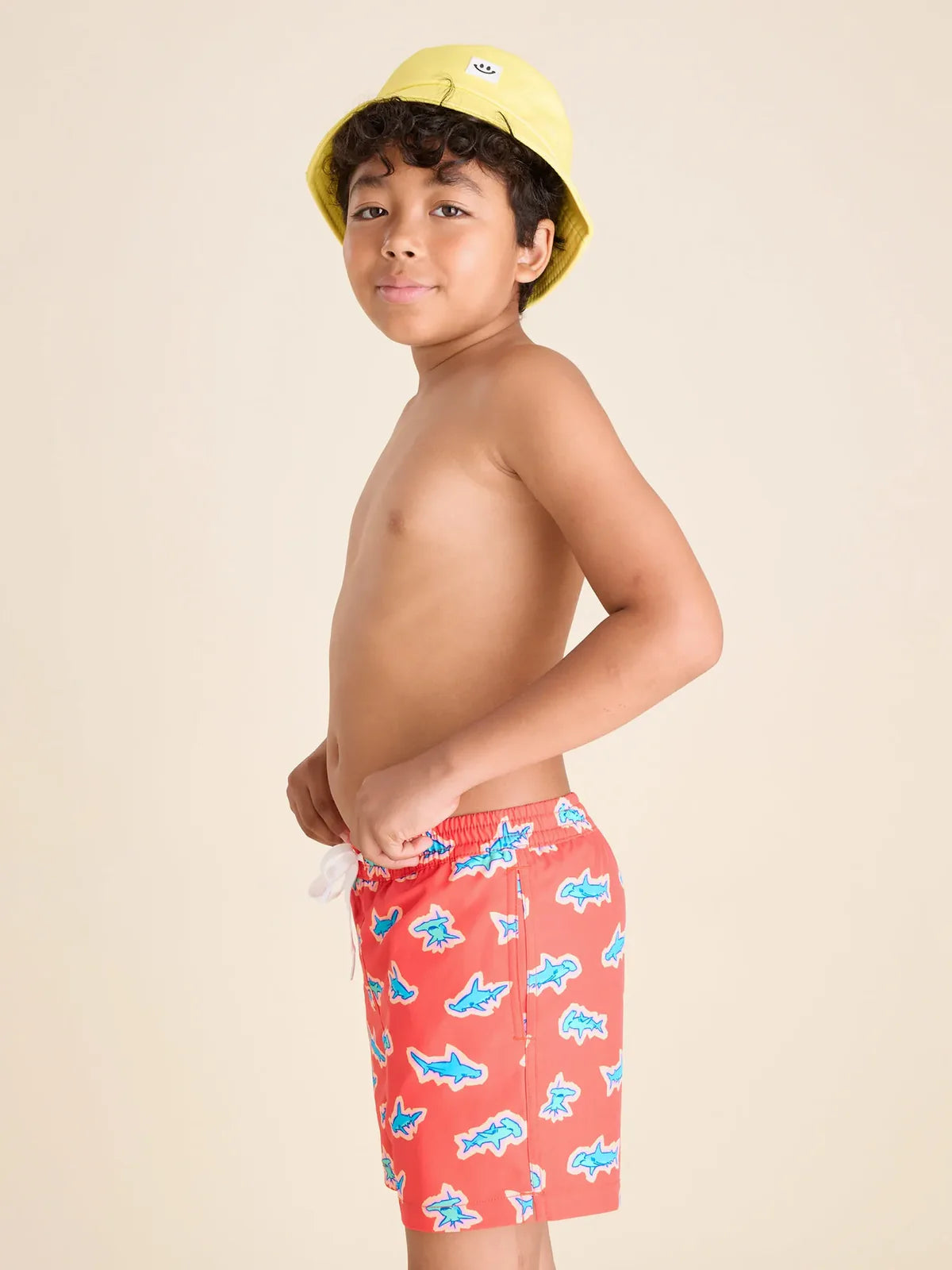 Chubbies Youth Lined Swim Trunk RED APEX SWIMMERS