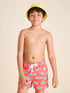 Chubbies Youth Lined Swim Trunk RED APEX SWIMMERS