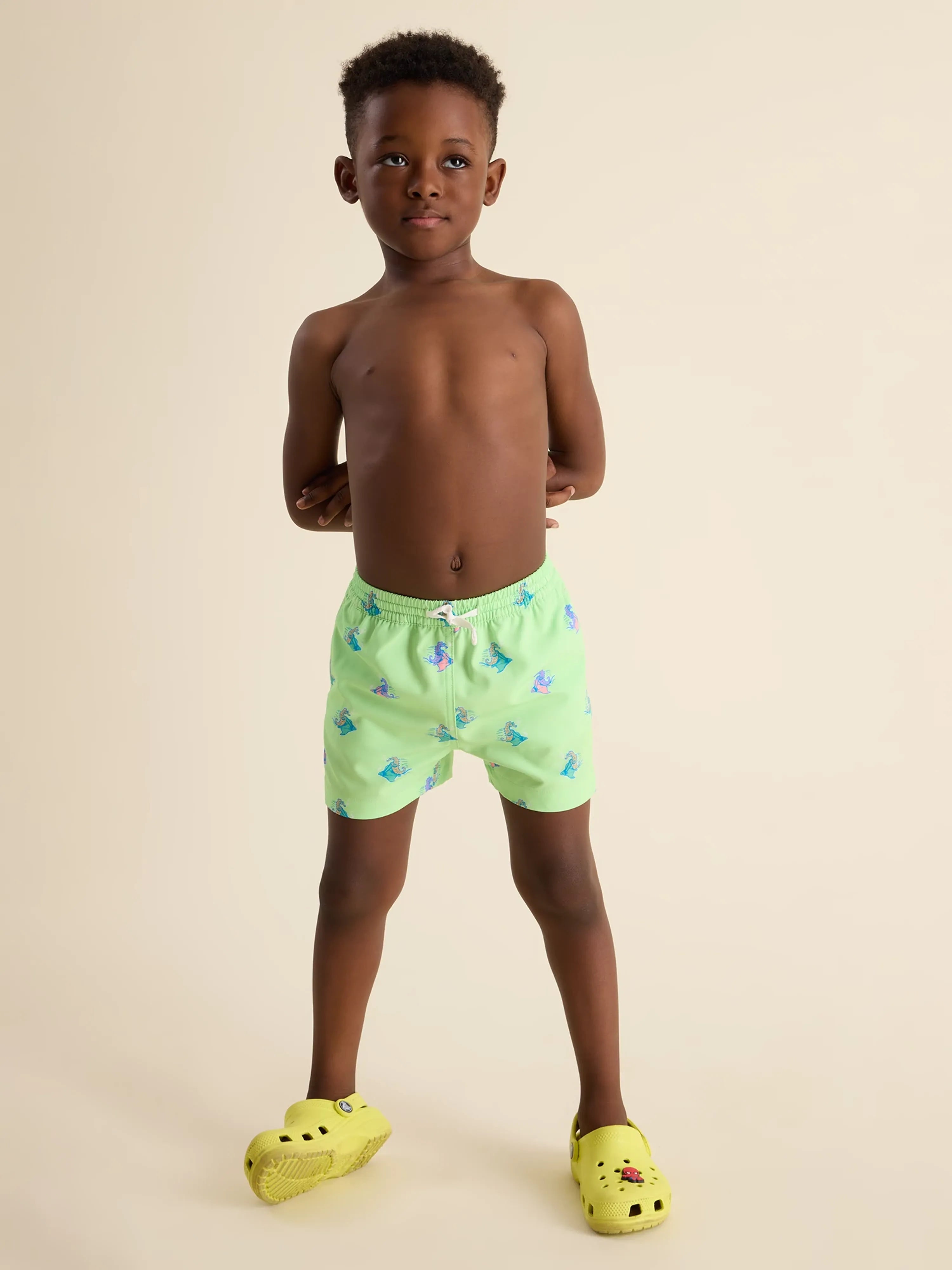 Chubbies Kids Classic Swim Trunks THE SEAHORSIN AROUND