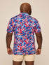 Chubbies M Performance Polo STAR SPANGLED BLOOM