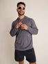 Chubbies M Movementum 1/4 Zip THE STEEL GRAY