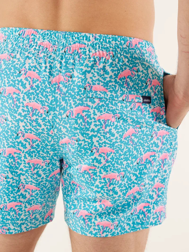 Chubbies M 5.5” Classic Swim Trunk DOMINGOS FOR FLAMINGOS