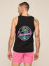 Chubbies M Tank Top THE NIGHT NEVER STOPS