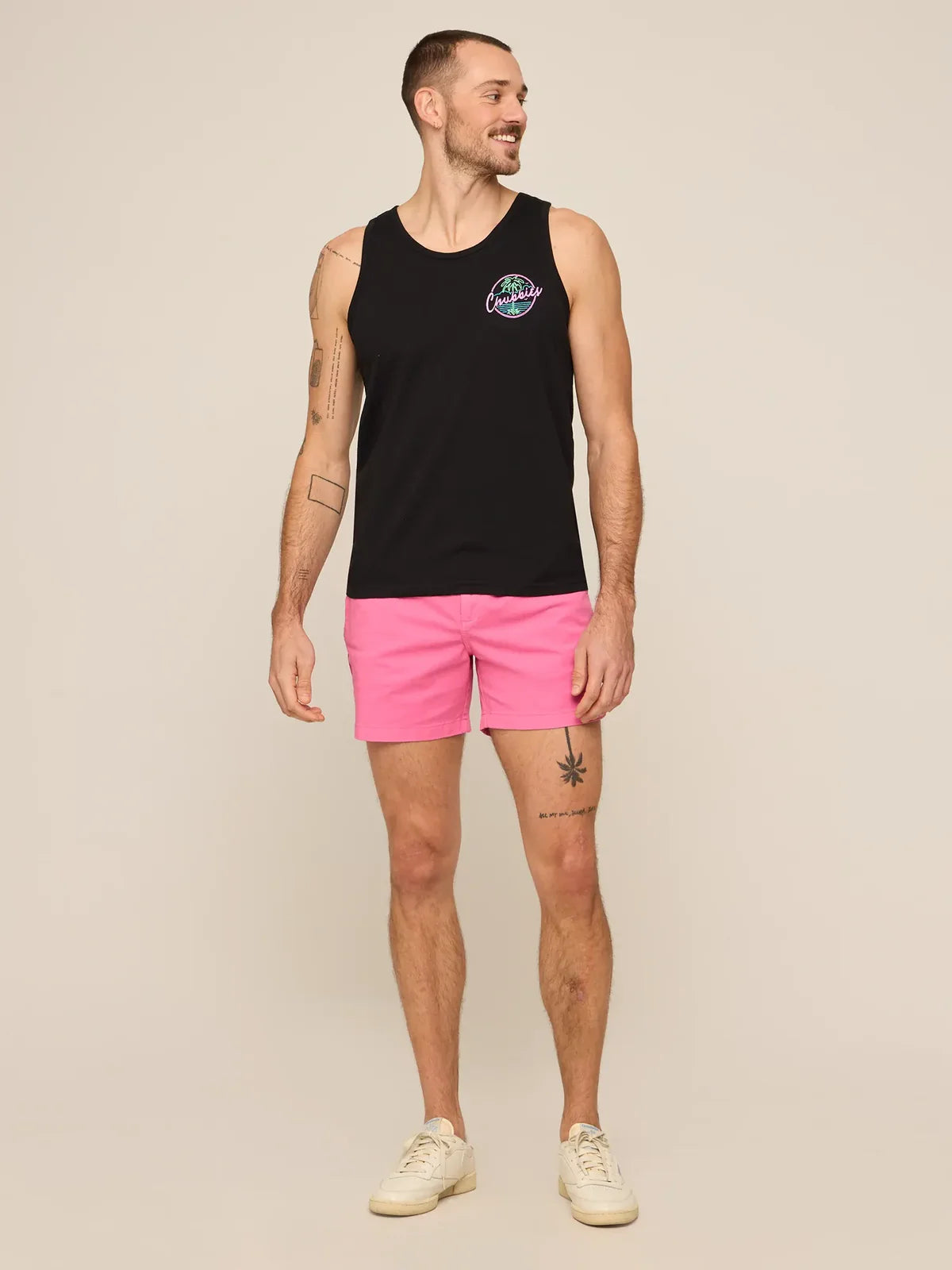 Chubbies M Tank Top THE NIGHT NEVER STOPS