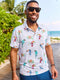 Chubbies M SS Performance Polo THE DUDE MACAW