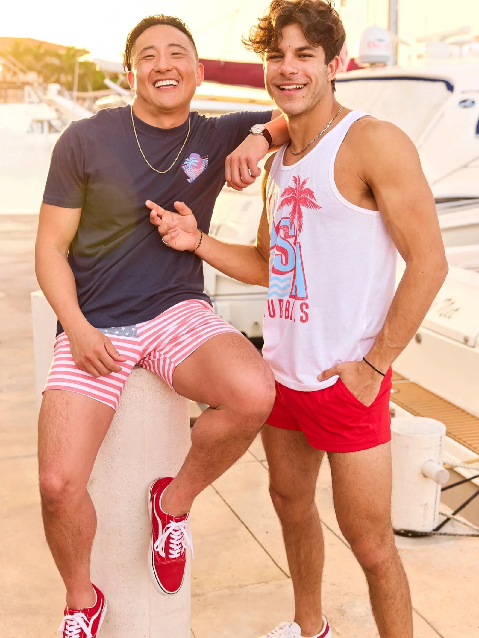 Chubbies M Tank The CHUB SPANGLED BANNER