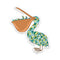 The Happy Sea 3" Pelican Sticker