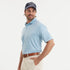 Southern Marsh M Flyline Performance Polo Oysters & Lemons FRENCH BLUE