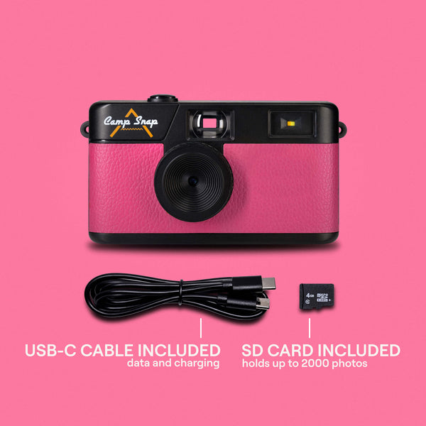 Camp Snap Camera FLAMINGO PINK