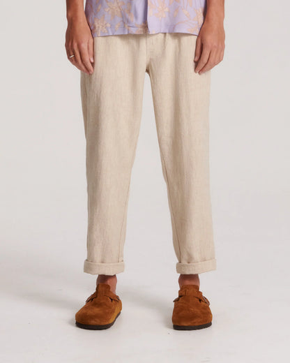 Critical Slide M Cruiser Linen Pant ECRU