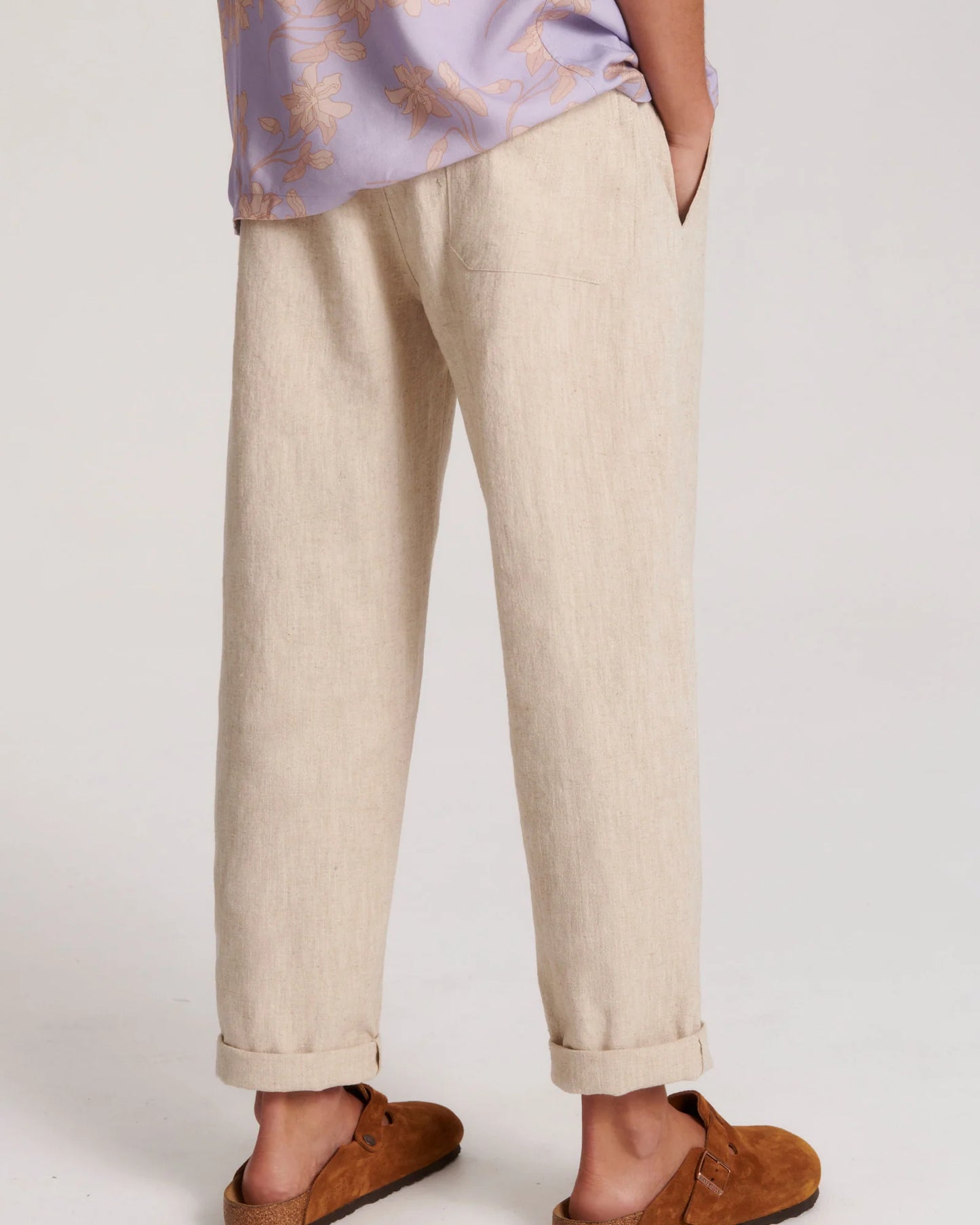 Critical Slide M Cruiser Linen Pant ECRU