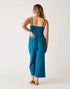 Carve Designs W Knox Gauze Jumpsuit AZUL