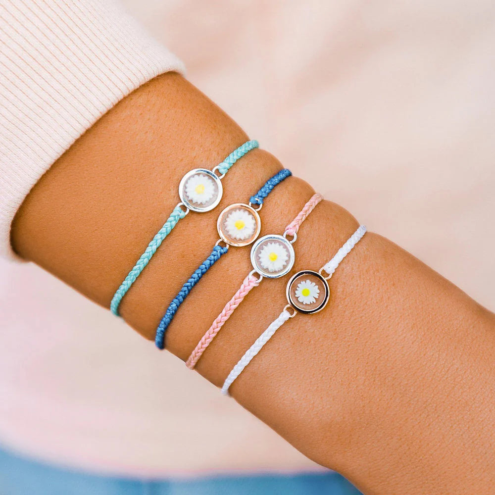Pura Vida Meadow Rose Gold Charm Bracelet DENIM
