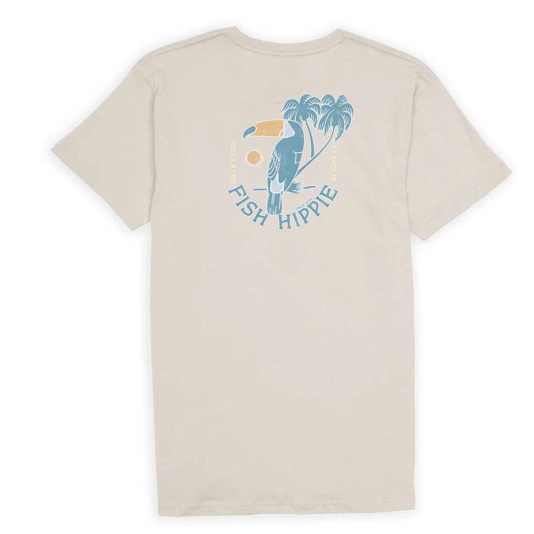 Fish Hippie M SS Perched Tee VINTAGE WHITE