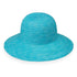 Wallaroo Hats Petite Scrunchie TURQUOISE/WHITE DOT