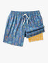 Chubbies M 7" Lined Swim Trunk PINEAPPLE SKETCHES