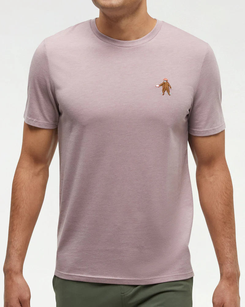 tentree M SS Sasquatch Frisbee Tee VINTAGE MAUVE HEATHER