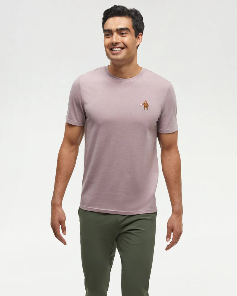 tentree M SS Sasquatch Frisbee Tee VINTAGE MAUVE HEATHER