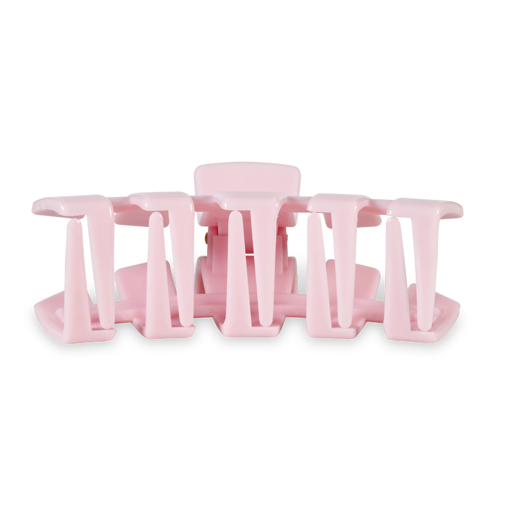 Teleties Classic Hair Clip Large PINK RIBBON POWER