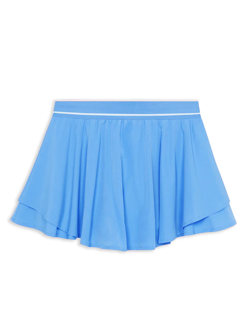 Tasc W Play On 15th Skirt BLUE TOPAZ